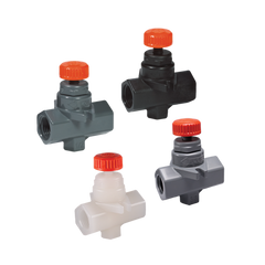 Hayward NVA5050T 1/2" PVDF Needle Valves w/FPM o-ring; PTFE seat; threaded end connections  | Blackhawk Supply