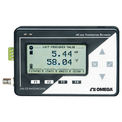 Omega OM-CP-PHTEMP2000 pH and Temperature Data Logger with LCD  | Blackhawk Supply