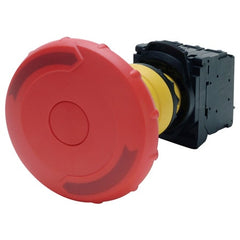 Omega OMPBD7M-LMP44 OPERATOR PUSH-PULL MUSH RED  | Blackhawk Supply
