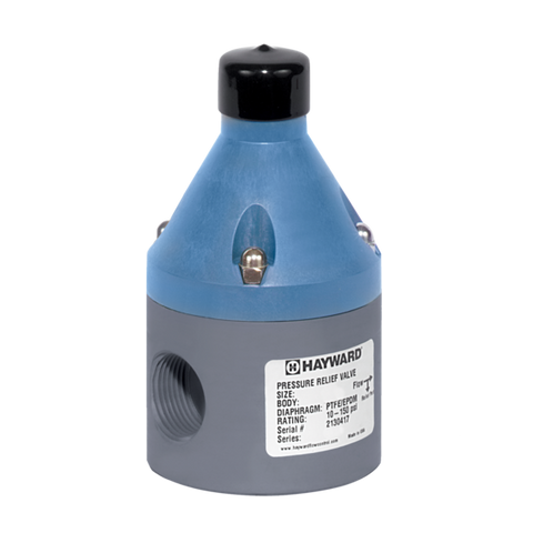 Hayward PBV1075TPV1 3/4" PVC Back Pressure Valve 10-150psi w/PTFE/FPM Diaphragm, NPT Ends  | Blackhawk Supply