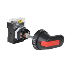 C3 Controls PDS2-380-LPHBN11 PDS2-380-LPHBN11 - BTO Non-fused Disconnect Switch Panel/Base Mount 80A, 3 Pole Black, Long Pistol IP65 Operating Handle 11.1  | Blackhawk Supply