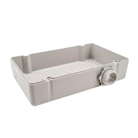 PE6020-N4 | Plastic NEMA4/4X enclosure 4x7 with 6 in. mounting track | Functional Devices