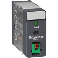 RXG12F7 | Zelio RXG Interface Plug-in Relay, 1 C/O, 10A, 250V AC 30V DC, IP40 Pack of 10 | Square D by Schneider Electric