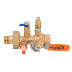 Belimo PPL1113 ½" x ½" FNPT x MNPT Manual Balance Valve, Cv 7.05, 2.22 - 6.60 GPM  | Blackhawk Supply