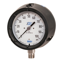 50129287 | 263.34.4.5 | 400 psi 1/2 NPT lower mount | Bourdon Tube Pressure Gauge | ABS Plastic or Painted Steel Case Standard Series - Lower Mount | Wika