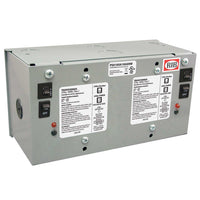 PSH100A100ANW | Enclosed Dual 100VA 120 to 24Vac UL class 2 pwr supp sec wires no outlets | Functional Devices (OBSOLETE)