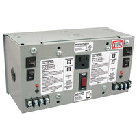 PSH75A75AB10 | Enclosed Dual 75VA multi-tap 24Vac UL class 2 power supply 10A main breaker | Functional Devices