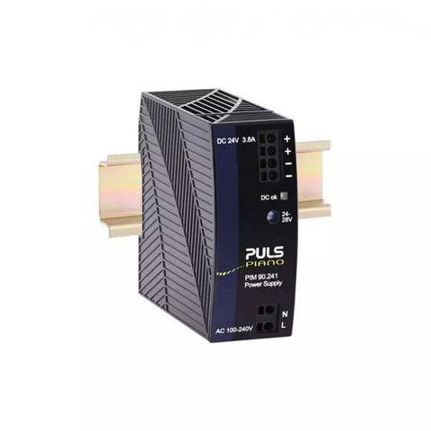 Functional Devices PULS-PIM90-241 DIN Rail Mount DC Power Supply; Single Switching; 100-240Vac to 24Vdc; 3.8 Amp  | Blackhawk Supply