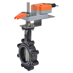 Belimo EXT-LD14103BE1AX+GKB24-3-X1 Potable Water Valve (BV), 3.0", 2-way, ANSI Class Consistent with 125, Cv 302 |Valve Actuator, Electronic fail-safe, AC 24 V, On/Off, Floating point  | Blackhawk Supply