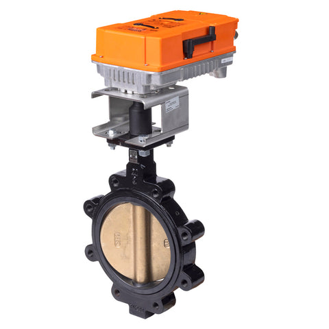 Belimo EXT-LD14108BE1AX+PRXUP-3-T Potable water Valve (BV) | 8" | 2-way | ANSI Class Consistent with 125 | Cv 1579  | Configurable Valve Actuator | Non fail-safe | AC 24-240 V / DC 24-125 V | On/Off | Floating point | 2 x SPDT | terminals  | Blackhawk Supply