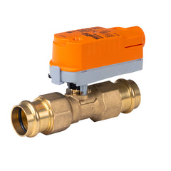 Belimo Z2050QPF-F+CQKB24-SR-RL ZoneTight™ (QCV), Press Fit, 1/2", 2-way, Cv 1.4 |Valve Actuator, Electronic fail-safe, AC/DC 24 V, 2...10 V, Normally Closed, Fail-safe position Open, modulating  | Blackhawk Supply