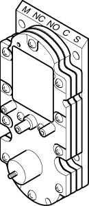 Robertshaw 2354-501 Diverting Relay, Positive Two-Position Snap-Acting, With SPDT Switch, One Circuit, 4-8 Adjustable psig  | Blackhawk Supply
