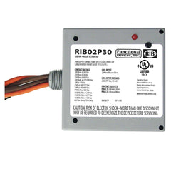 Functional Devices RIB02P30 Enclosed Relay 30Amp DPST 208-277Vac  | Blackhawk Supply