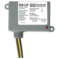 RIB12P | Enclosed Relay 20Amp DPDT 12Vac/dc | Functional Devices