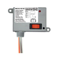 RIB2421SB-NC | Enclosed Relay 20Amp SPDT-NC + Override 24Vac/dc/120Vac/208-277Vac | Functional Devices