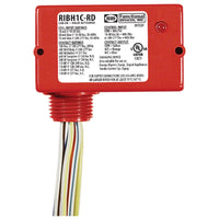 RIBH1C-RD | Enclosed Relay 10Amp SPDT 10-30Vac/dc/208-277Vac Red Hsg | Functional Devices