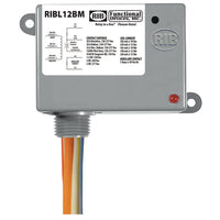 RIBL12BM | Enclosed Relay Latching 20Amp 12Vac/dc with aux contact | Functional Devices