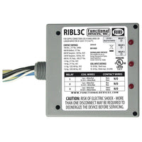 RIBL3C | Enclosed Relays 10Amp 3 SPST-NO 10-30Vac/dc | Functional Devices