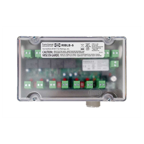 Functional Devices RIBLB-6 Enclosed RIB logic board, 6-inputs  | Blackhawk Supply