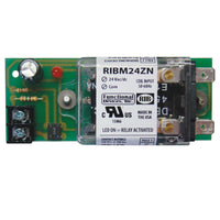 RIBM24ZN | Panel Relay 4.00x1.60in 30Amp DPDT 24Vac/dc | Functional Devices