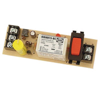 RIBMH1S-NC | Panel Relay 4.000x1.275in 15Amp SPST-NC + Override 10-30Vac/dc/208-277Vac | Functional Devices