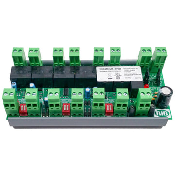 Functional Devices RIBMNLB-6NO Panel RIB logic board, 6 Normally Open inputs, 2.75in  | Blackhawk Supply