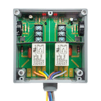 RIBTU2C | Enclosed Relays Hi/Low sep 10Amp 2 SPDT 10-30Vac/dc/120Vac | Functional Devices