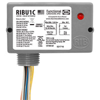 RIBU1C-25PACK | Pilot Relay; 10 Amp SPDT; 10-30 Vac/dc/120 Vac Coil; NEMA 1 Housing; 25 pack | Functional Devices