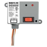 RIBU1S-NC | Enclosed Relay 10Amp SPST-NC + Override 10-30Vac/dc/120Vac | Functional Devices