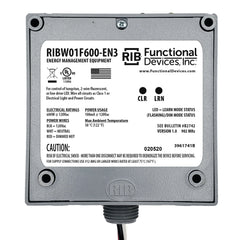 Functional Devices RIBW01F600-EN3 EnOcean 902 MHz Wireless Phase Angle Dimmer, Receiver / Repeater, 120 Vac Power Input, 600W Rated, Dimming Mode Selectable, NEMA 1 Housing  | Blackhawk Supply