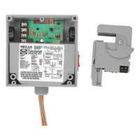 RIBXLSJA | Enclosed Split-Core AC Sensor Adjustable +10Amp SPST 10-30Vac/dc Relay Override | Functional Devices