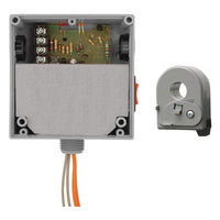 RIBXLSRF | Enclosed Solid-Core AC Sensor Fixed +10Amp SPST 10-30Vac/dc Relay Override | Functional Devices