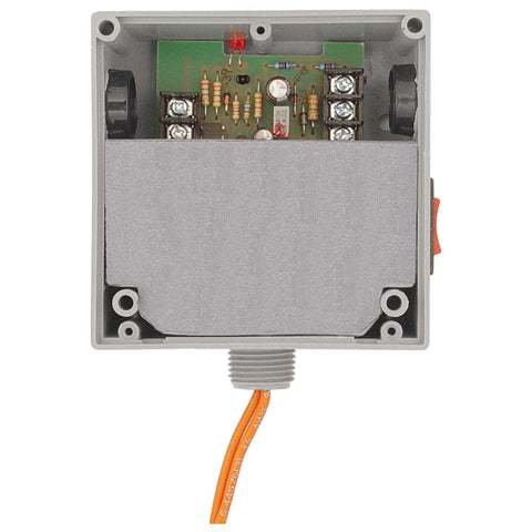 Functional Devices RIBXLSV Enclosed Internal AC Sensor AnalogOut +10Amp SPST 10-30Vac/dc Relay + Override  | Blackhawk Supply