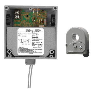 Functional Devices RIBXRA Enclosed Solid-Core AC Sensor, Adjustable  | Blackhawk Supply