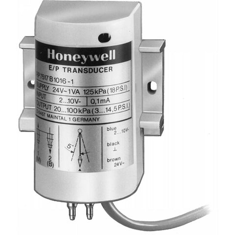 Honeywell RP7517B1016 ELECTRONIC - PNEUMATIC TRANSDUCER 24 VAC, 30 INCH LEAD WIRE, WITH COVER, 3 WIRE  | Blackhawk Supply