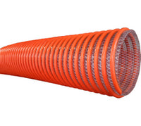 RSPVC-300 | 3 TEXTILE REINF ORANGE SUCTION 100' ROLL | Buchanan Hose | SUCTION AND DISCHARGE | Textile Reinforced S&D | Midland Metal Mfg.