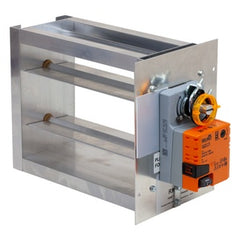 iO HVAC Controls RM-3010 Rheem 30 x 10 Rectangular Zone Damper, 35 second Belimo actuator    | Blackhawk Supply