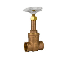 Jomar 103-456G S-351G, Lead Free Bronze, Solder Connection, 200 WOG, Rising Stem Gate Valve  | Blackhawk Supply