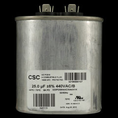 Source1 S1-02435946000 CAP, RUN, SINGLE, 25.0 MFD, 440V, OVAL  | Blackhawk Supply