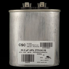 Source1 S1-02435947000 CAP, RUN, SINGLE, 30.0 MFD, 370V, OVAL  | Blackhawk Supply