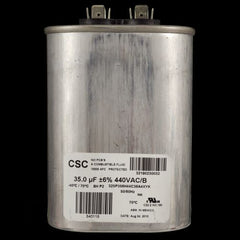 Source1 S1-02435949000 CAP, RUN, SINGLE, 35.0 MFD, 440V, OVAL  | Blackhawk Supply