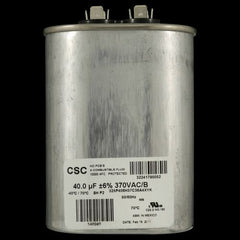 Source1 S1-02435950000 CAP, RUN, SINGLE, 40.0 MFD, 370V, OVAL  | Blackhawk Supply