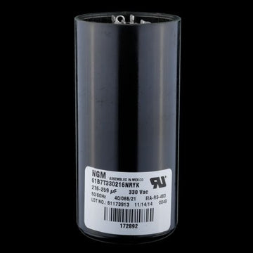 York S1-02436125000 CAP, START, 216-259 MFD, 330V  | Blackhawk Supply