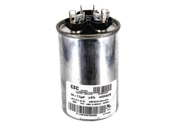 York S1-CAP4407530DR CAP, RUN DUAL, 30/7.5MFD, 440V, ROUND  | Blackhawk Supply