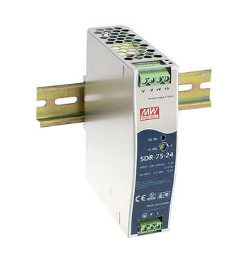 Contemporary Controls SDR-75-48 48VDC 75W DIN RAIL POWER SUPPLY  | Blackhawk Supply