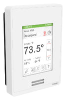 SE8350U0B11 | Low-Voltage Fan Coil Room Controller & Zone Controller: BACnet MS/TP, RH sensor & control, White Case/Fascia | Schneider Electric