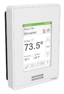 Schneider Electric SE8650U0B11 Roof Top Unit, Heat Pump & Indoor Air Quality Ctrl: BACnet MS/TP, RH sensor & control, White Case/Fascia  | Blackhawk Supply