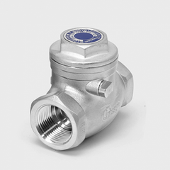 Chicago Valves 4266TE030 3" STAINLESS STEEL 200 WOG THREADED SWING CHECK VALVE | SERIES 426  | Blackhawk Supply