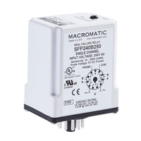 SFPAD7B100 | Seal Leak Relay | Single Channel | 4.7-100K Ohms | 24V AC/DC Input | 7 Amp DPDT Relay | Plug-In | Macromatic