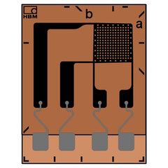 Omega 1-TM91-3/350GE M Series 3 mm T-rosette stacked strain g  | Blackhawk Supply